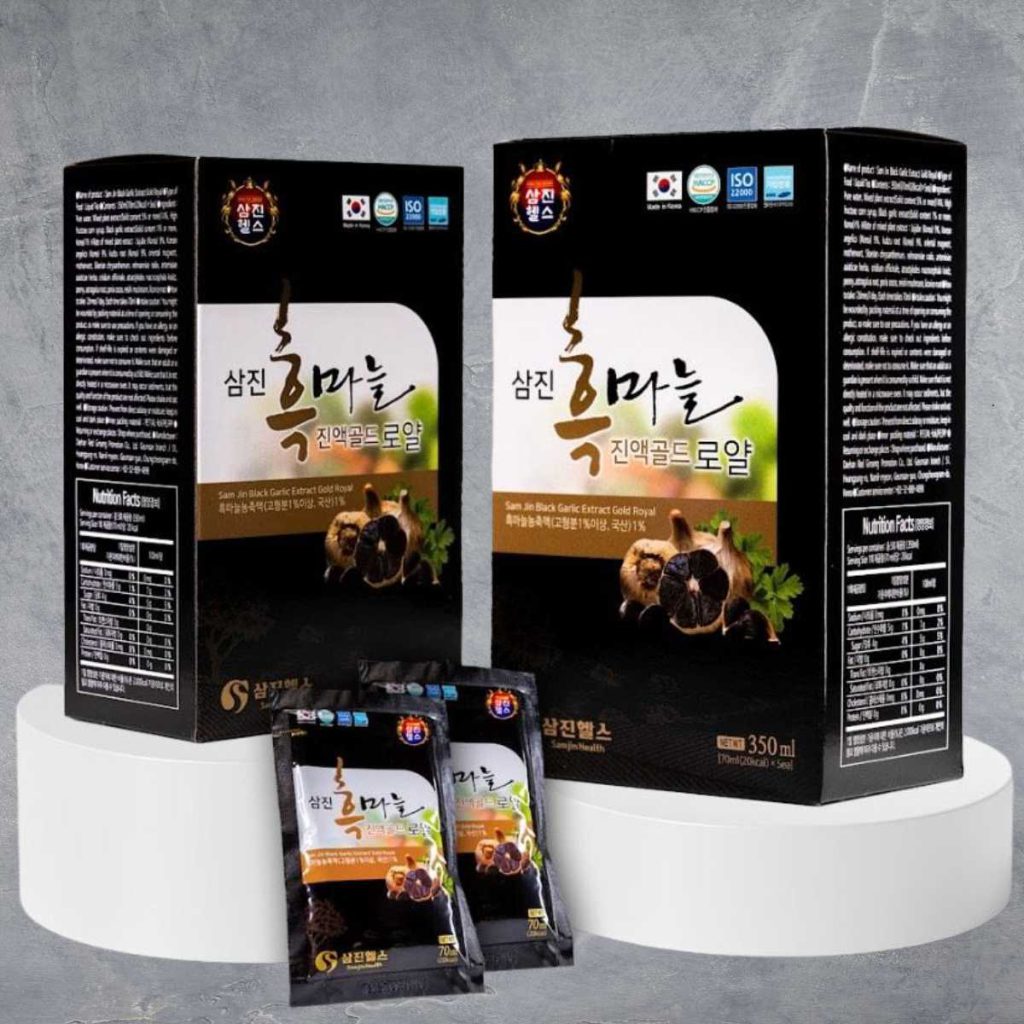 Samjin Tea Nước Tỏi Đen SAMJIN ( 70ml x 30 gói) - Nhikorea
